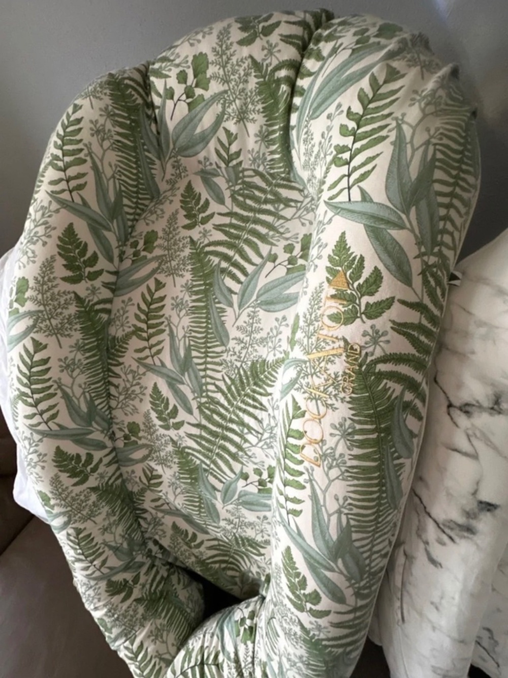 lush and fern print Dockatot GRAND